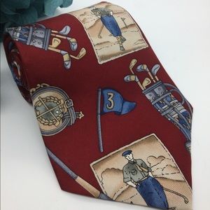 EUC Morgan Hart golfing tie